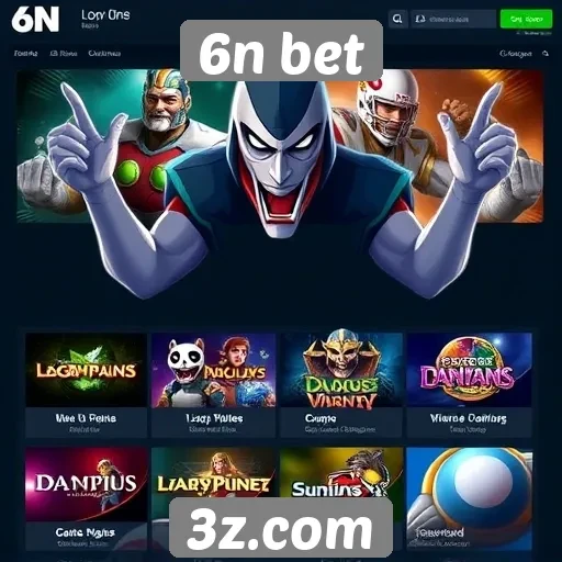 A variedade de jogos disponível na 6n bet